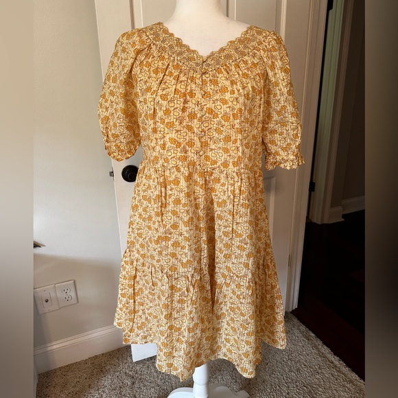 NWT Madewell Eyelit Cotton Dress - Picture 6 of 8